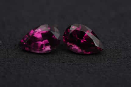 Grenat Rhodolite Poire 4.24ct