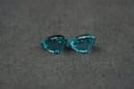 Zircon bleu, paire poire, 4.72 cts – Image 2