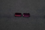 Grenat rhodolite paire, rectangle (RPC), 2.9 cts – Image 3