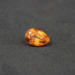 Grenat mandarine, poire, 5.95 cts